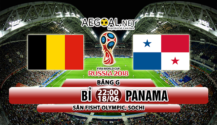 Tỷ lệ cá cược Bỉ vs Panama 22h00 ngày 18/06: Bảng G World Cup 2018