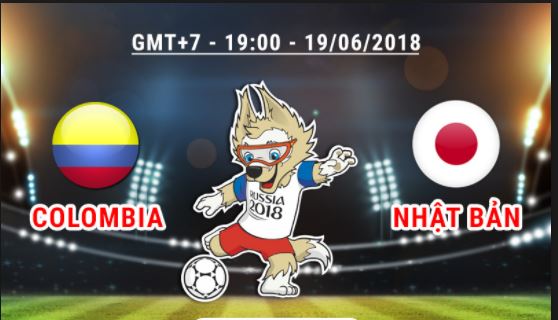 Tỷ số cá cược Colombia vs Nhật Bản, 19h00 ngày 19/6 (World Cup 2018